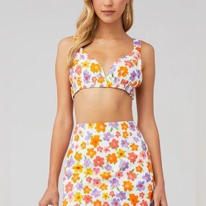 PEPPERMAYO
CICI LINEN CROP TOP